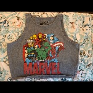 Marvel Comics Crop Top